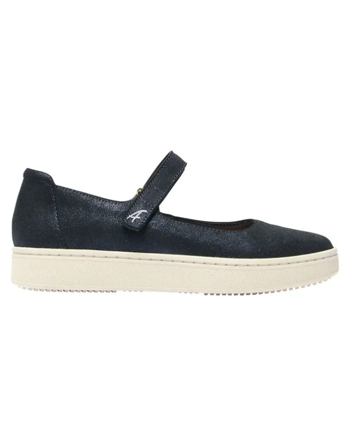 Active Flex Albany Sneakers in Navy Metallic Suede