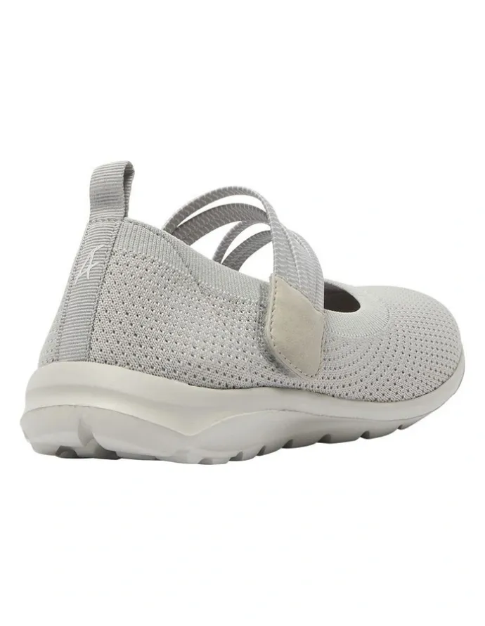 Active Flex Patsy Sneakers in Light Grey Stretch