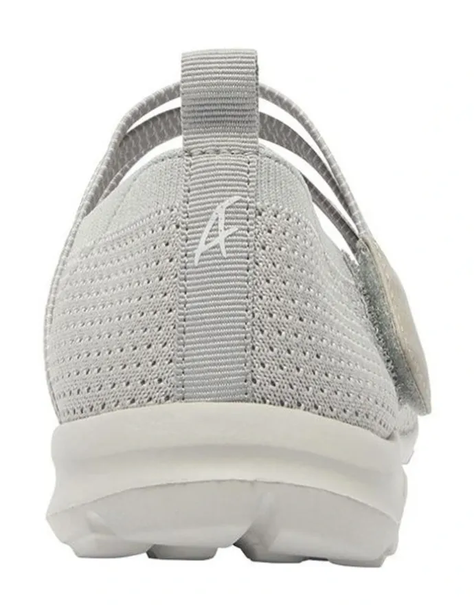Active Flex Patsy Sneakers in Light Grey Stretch
