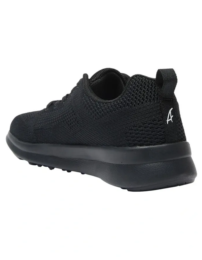 Active Flex Quantum Sneakers in Black on Black