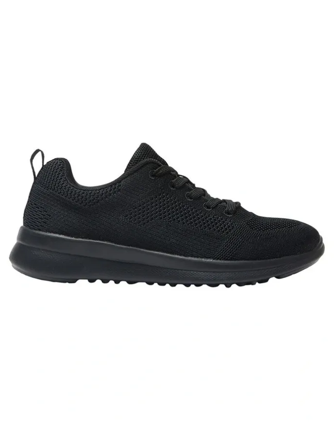 Active Flex Quantum Sneakers in Black on Black