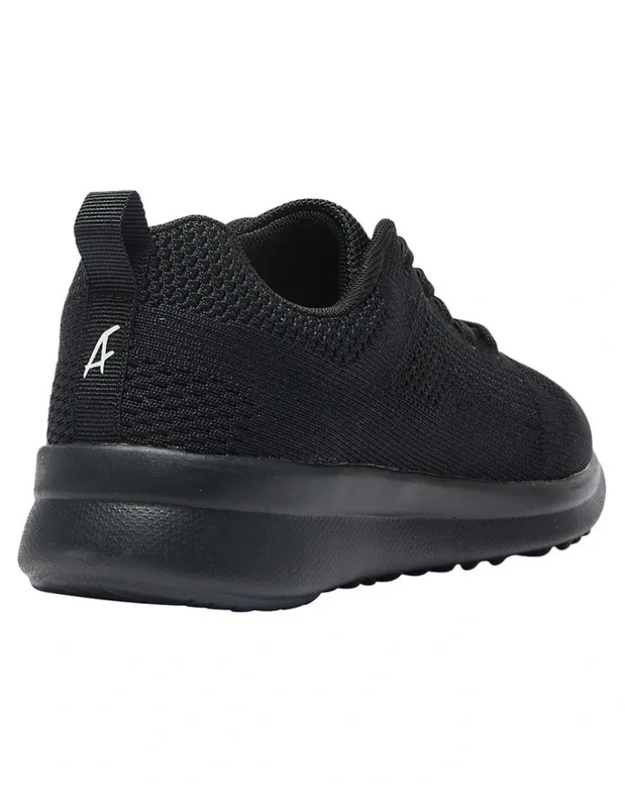 Active Flex Quantum Sneakers in Black on Black