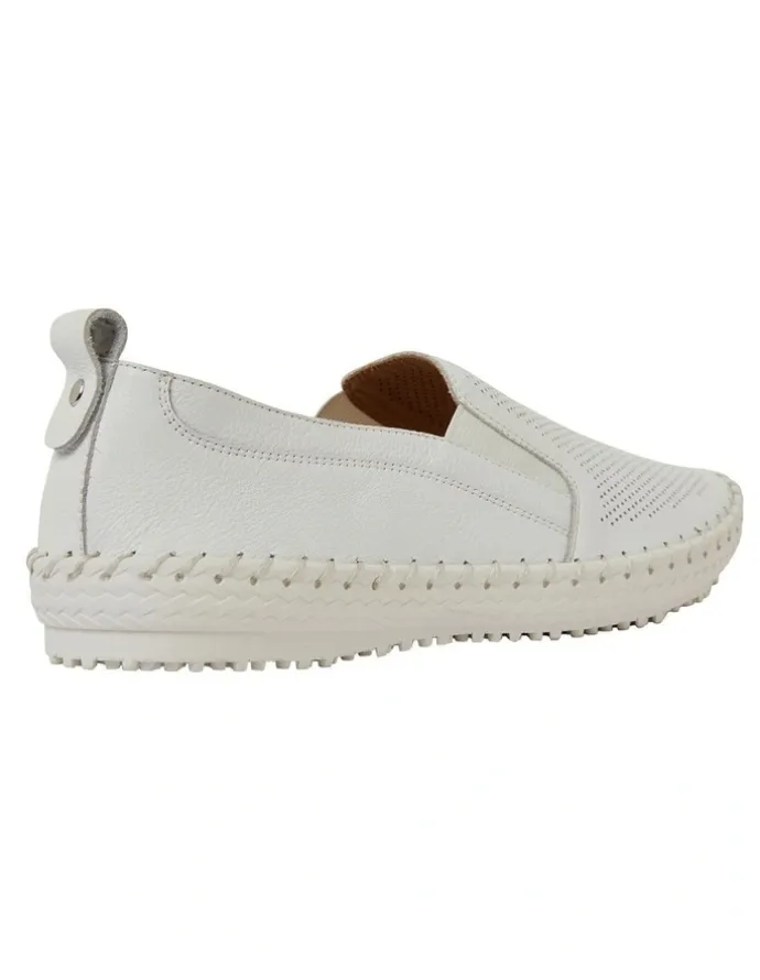 Active Flex Riva Sneakers in White Leather
