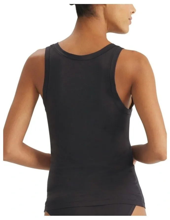 adidas 2 Pack Active Modal Comfort Tank Top With Cotton in Black/White