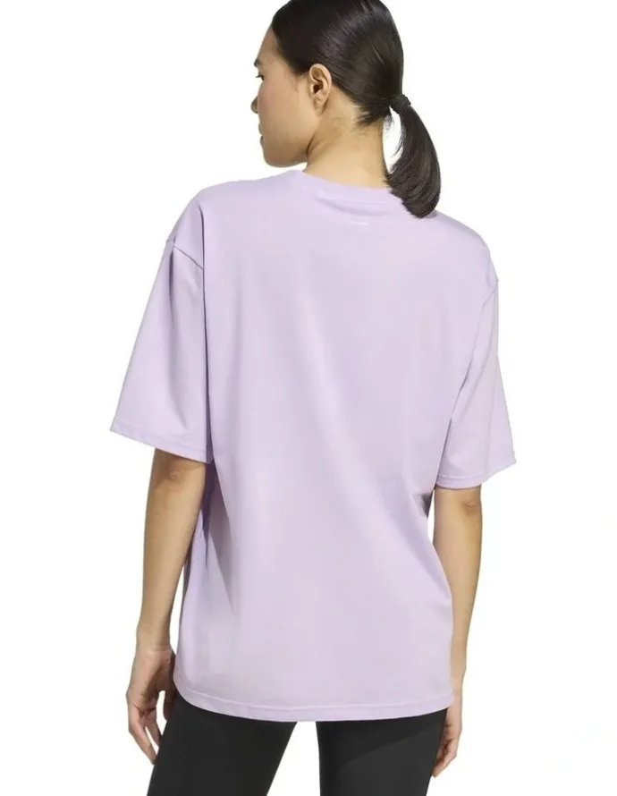 adidas Climacool Strength Training Graphic Tee in Purple