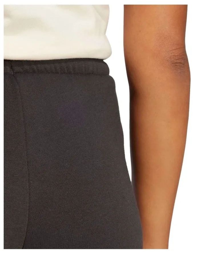 adidas Essentials Small Logo Feel Cozy Shorts in Black