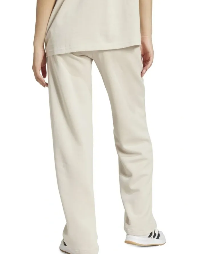 adidas Essentials Small Logo Feel Cozy Open-Hem Joggers in Grey
