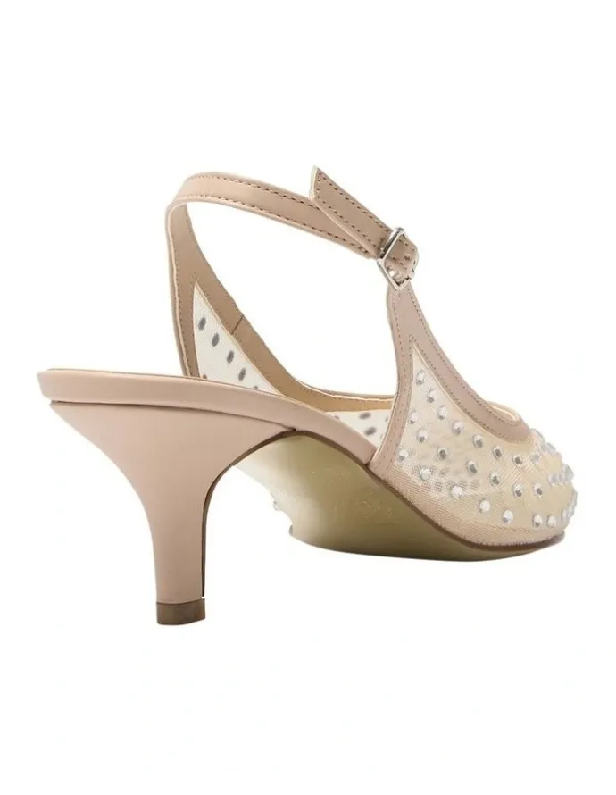 Alan Pinkus Sapphire Heeled Shoes in Blush