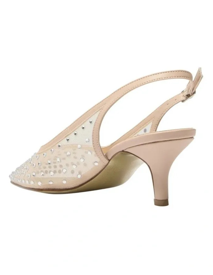 Alan Pinkus Sapphire Heeled Shoes in Blush