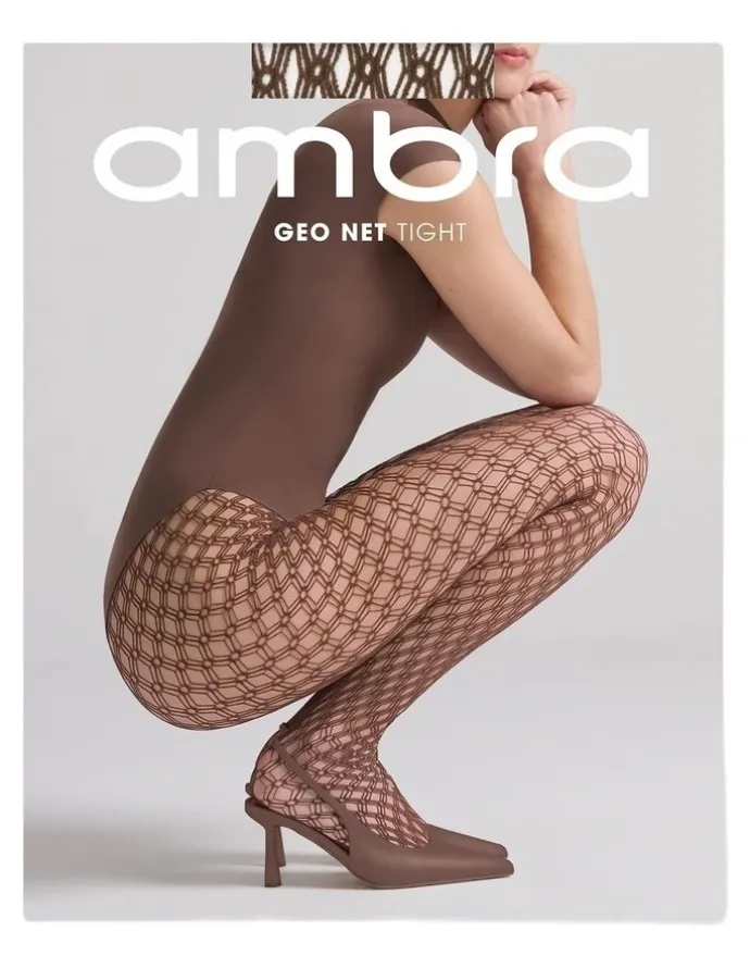 Ambra Geometric Net Tight in Mocha