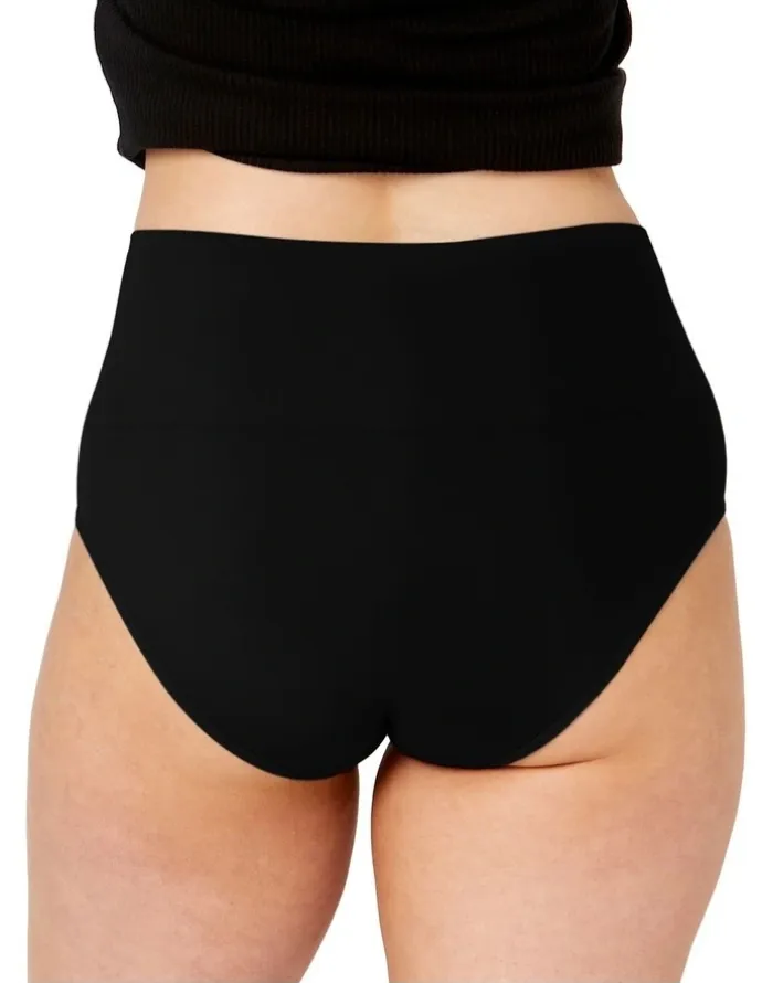 Ambra Seamless Smoothies Recycled Full Brief 2 Pack in Black