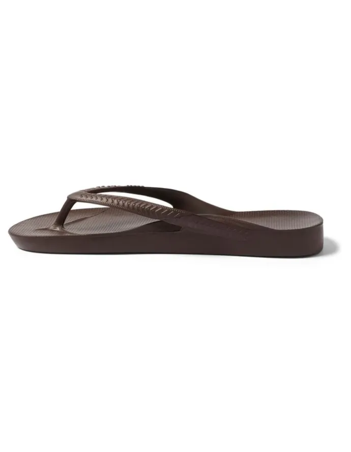 Archies Arch Support Thongs in Brown