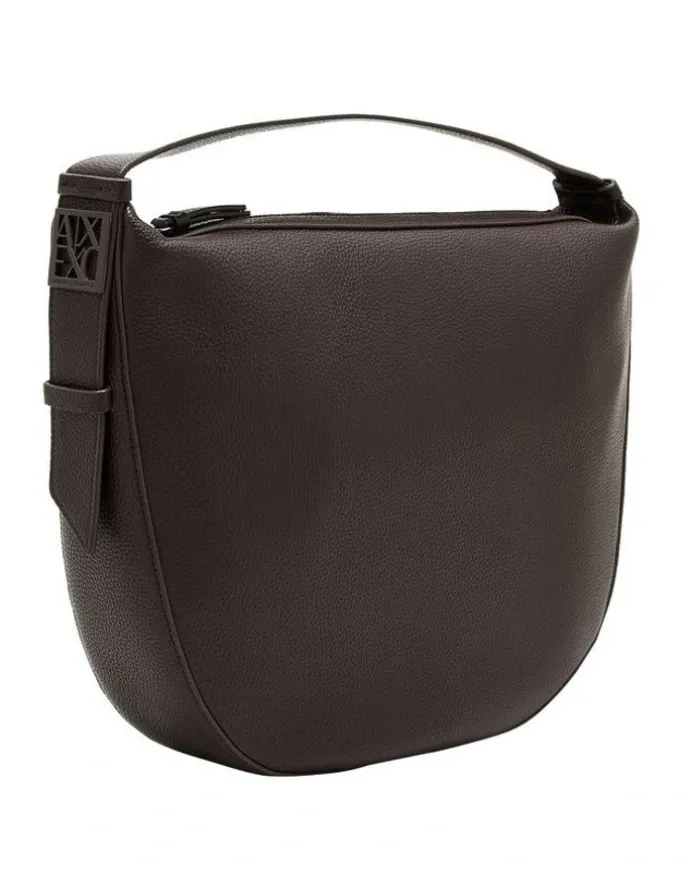 Armani Susie Soft Medium Shoulder Bag in Brown