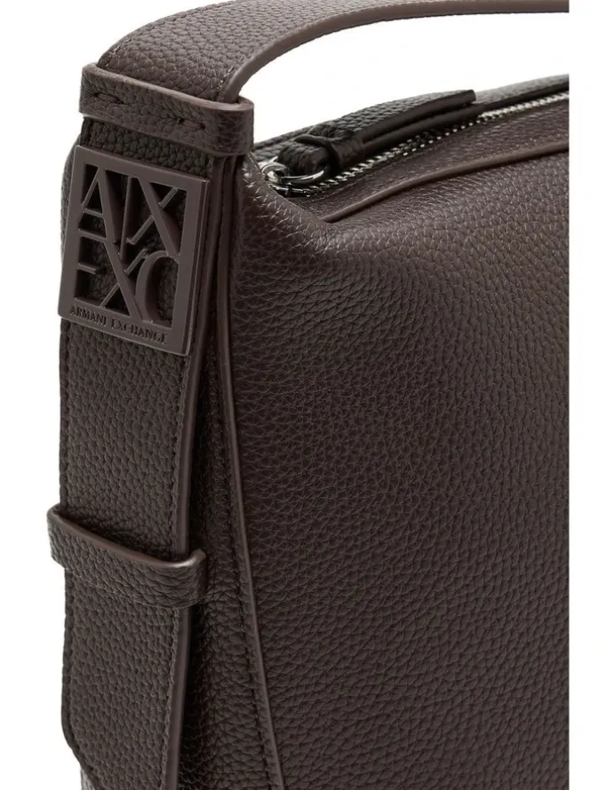Armani Susie Soft Medium Shoulder Bag in Brown