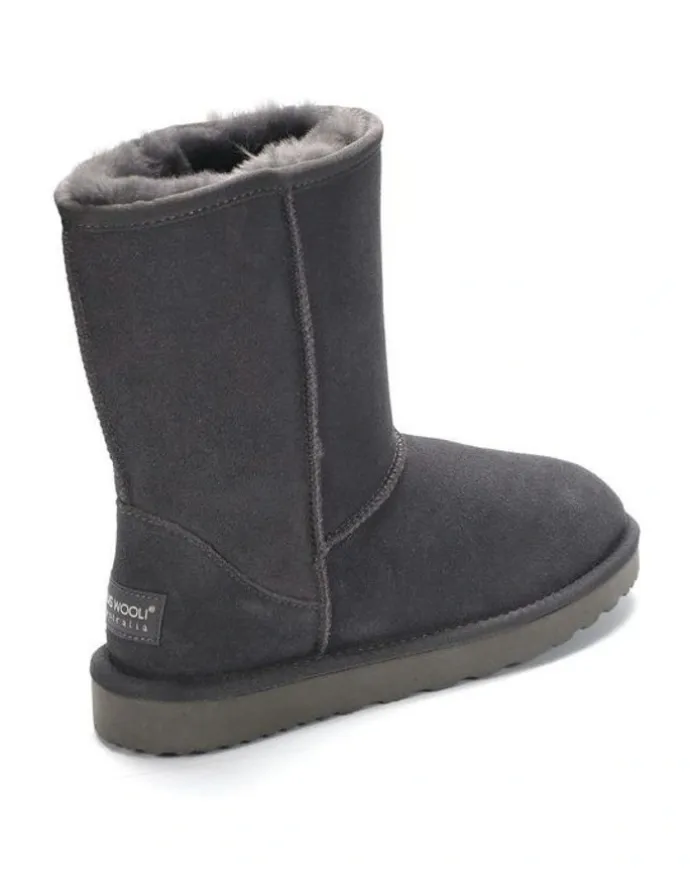 Aus Wooli Ugg Cronulla Mid Calf Boots in Grey