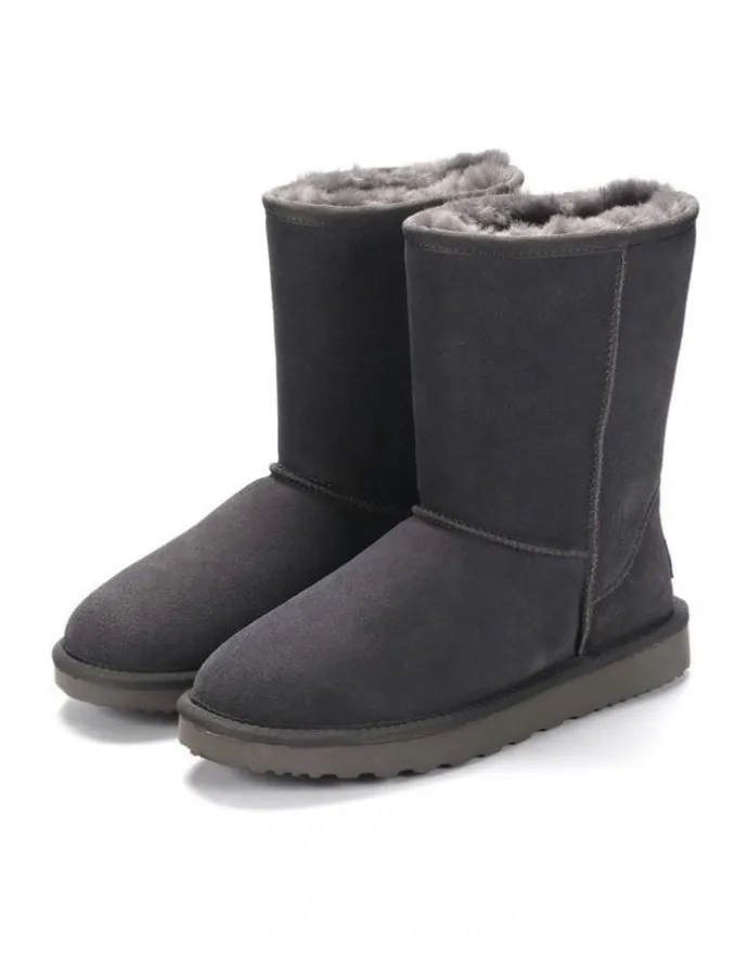 Aus Wooli Ugg Cronulla Mid Calf Boots in Grey