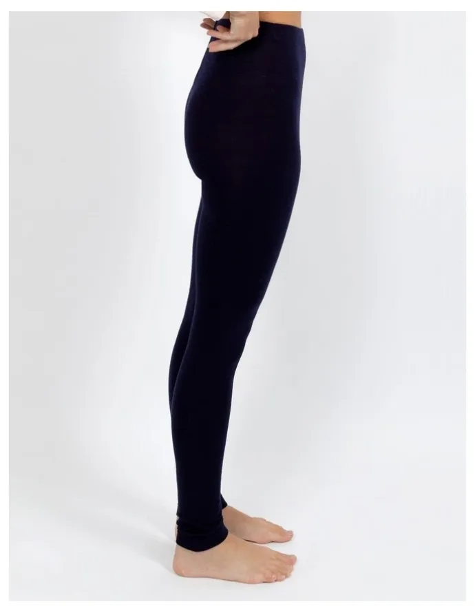 Baselayers Pure Merino Wool Legging in Black