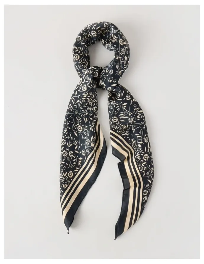 Basque Floral Neckerchief
