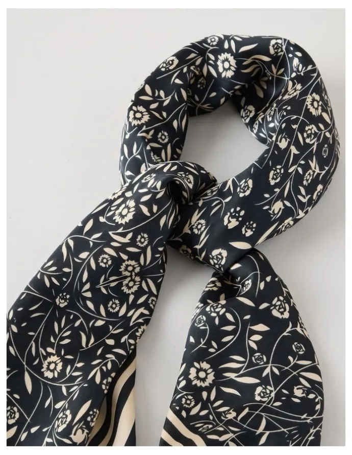 Basque Floral Neckerchief