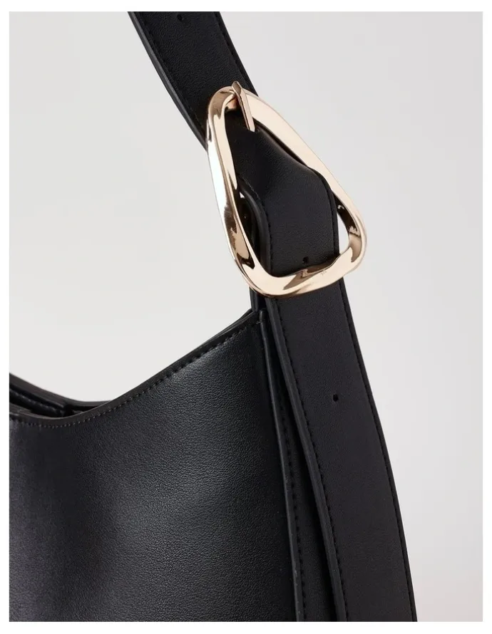 Basque Lexie Shoulder Bag in Black