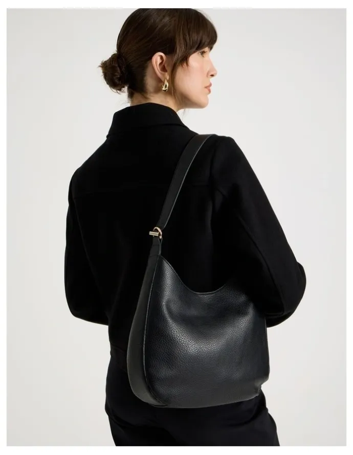 Basque Tara Shoulder Bag in Black