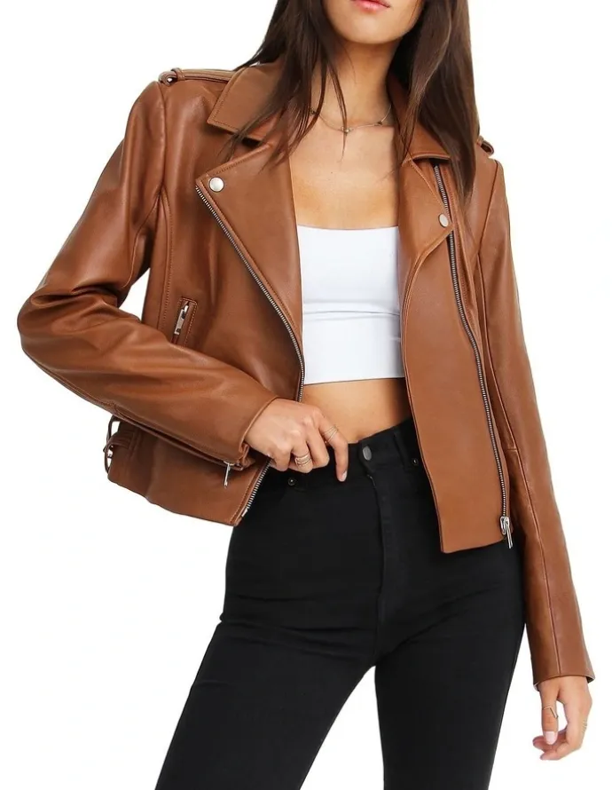 Belle & Bloom Just Friends Leather Jacket