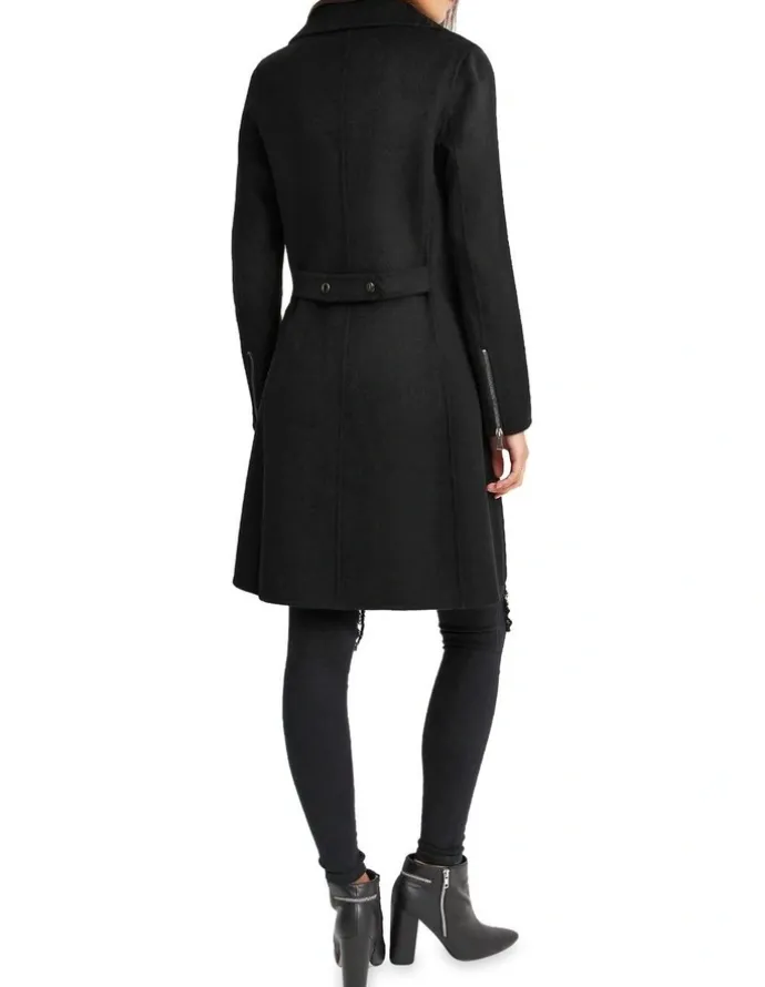 Belle & Bloom Last Chance Wool Blend Moto Coat