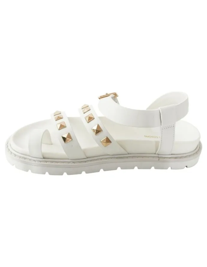 Belle & Bloom Morning Mood Chunky Stud Sandal in Cream