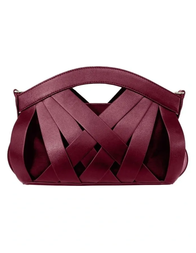 Belle & Bloom One More Night Crossbody Bag in Burgundy