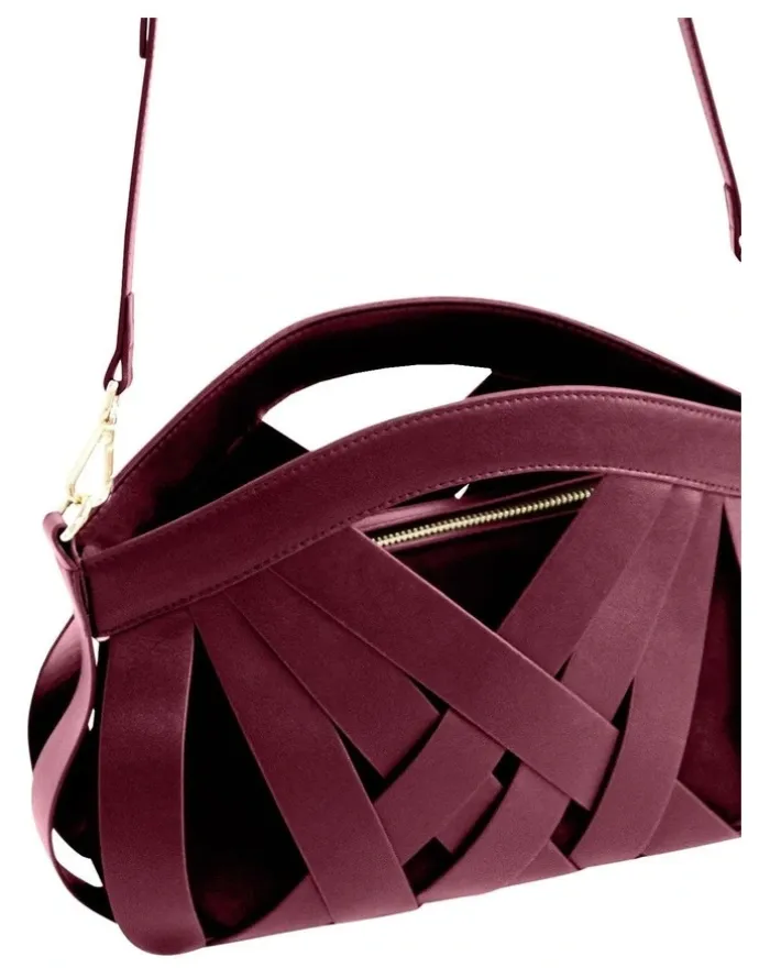 Belle & Bloom One More Night Crossbody Bag in Burgundy