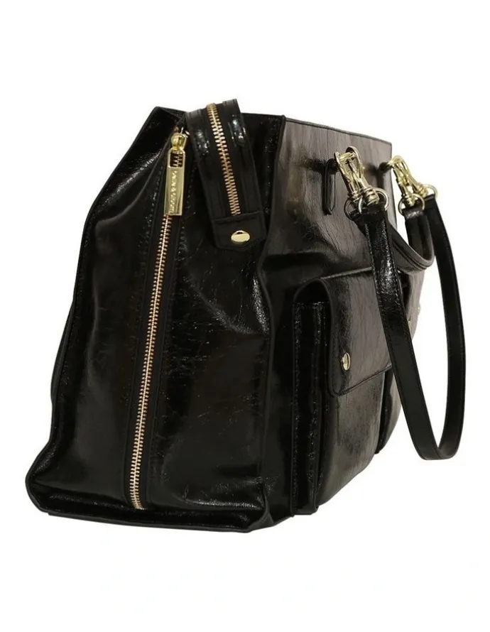 Belle & Bloom Reflections Shoulder Bag in Black
