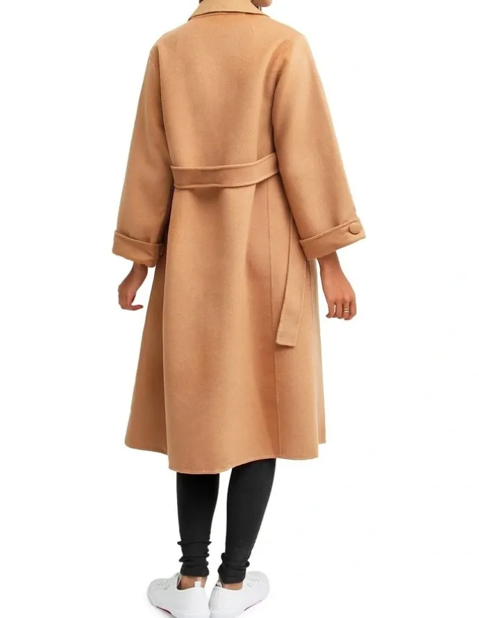 Belle & Bloom Stay Wild Camel Oversized Wool Coat