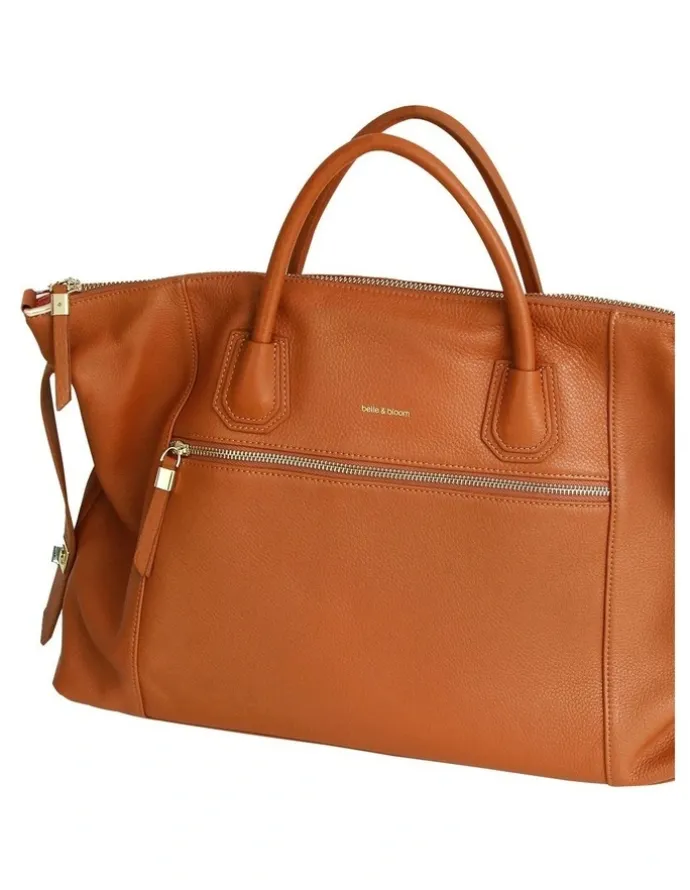 Belle & Bloom Wild Heart Weekender Bag in Camel