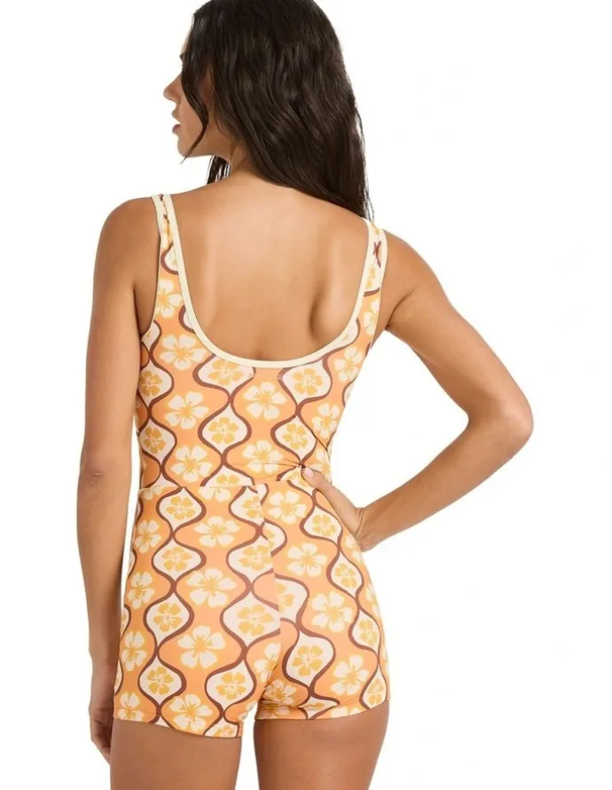 BILLABONG Sol Groove One Piece in Tangerine