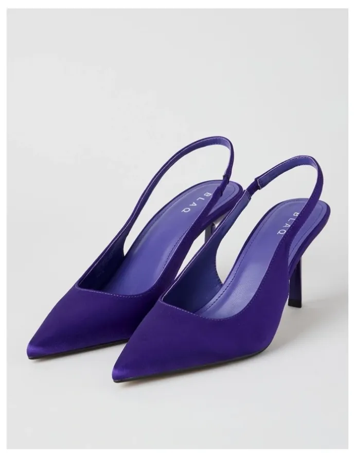 Blaq Breanna Heeled Shoes in Purple
