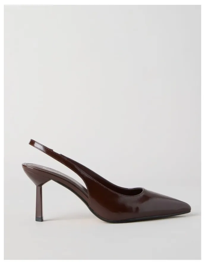 Blaq Breanna Heeled Shoes in Choc Glaze