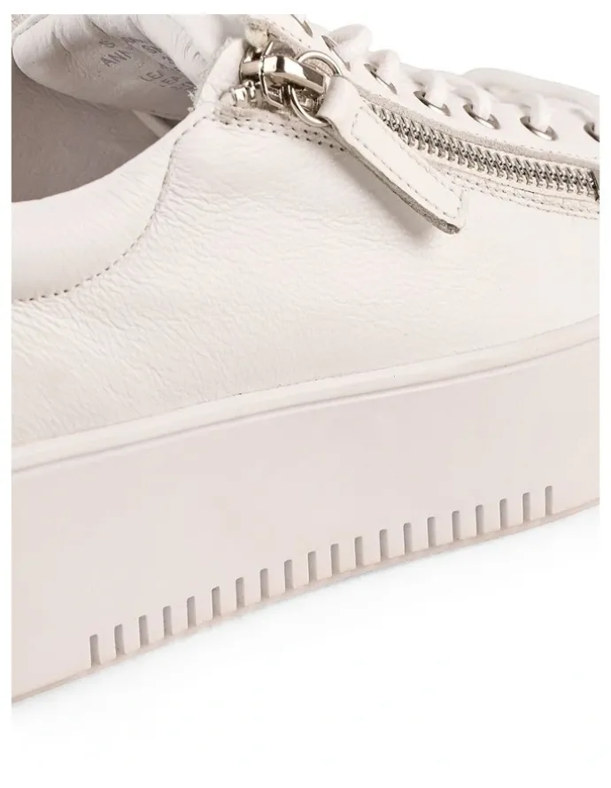 Blue Illusion Anna Sneaker in White