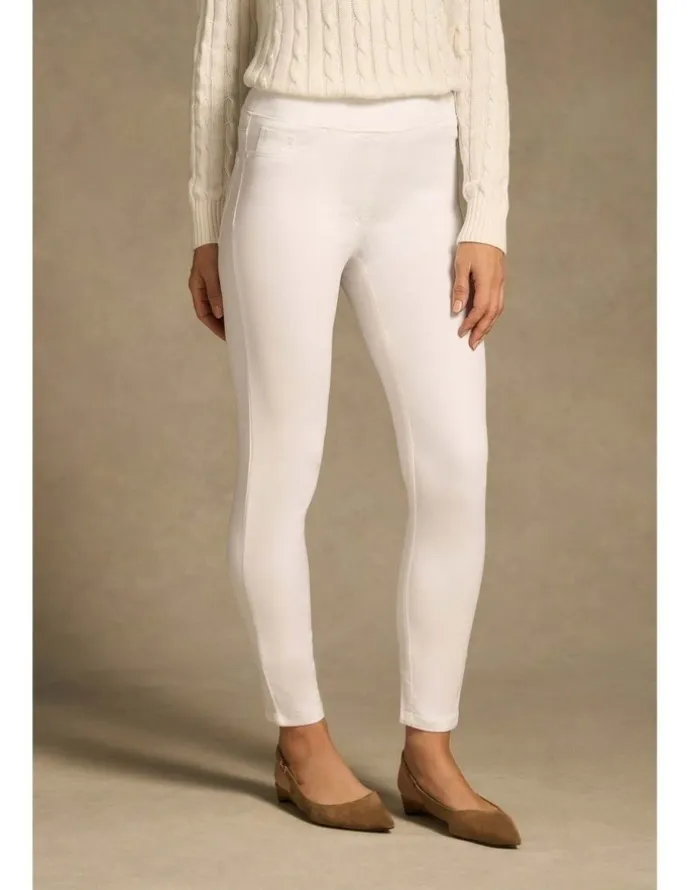Blue Illusion Bengajean(R) 7/8 Skinny Leg - White