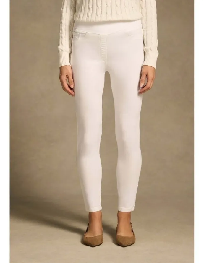 Blue Illusion Bengajean(R) 7/8 Skinny Leg - White