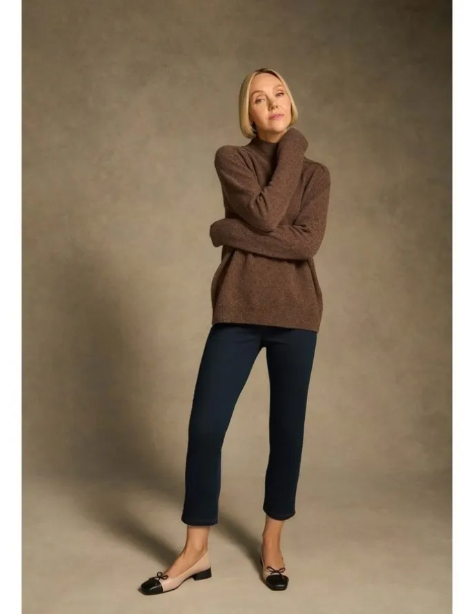 Blue Illusion Bengajean(R) Good Earth Cotton(R) 3/4 Slim Leg - Clean Denim Blue