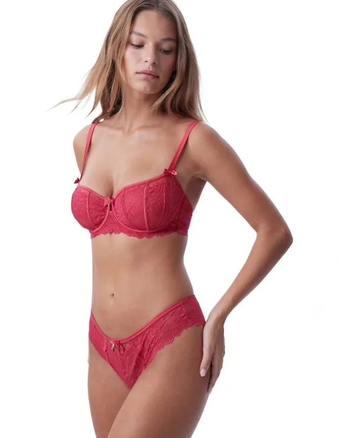 Bras N Things Bethany Underwire Bra in Red