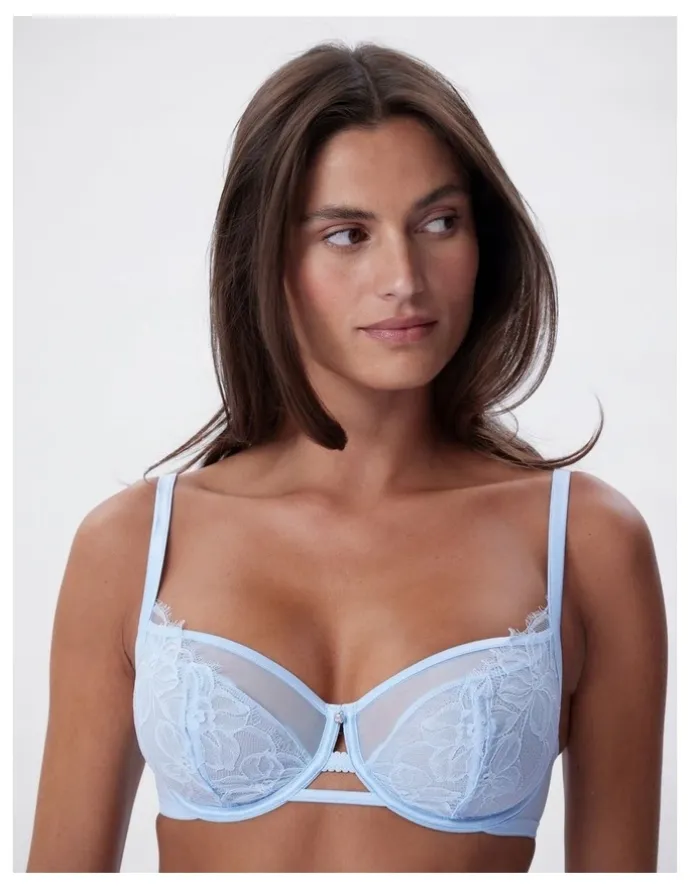 Bras N Things Bras N Things Seraphine Cherry Wire/Iconic Bra in Blue