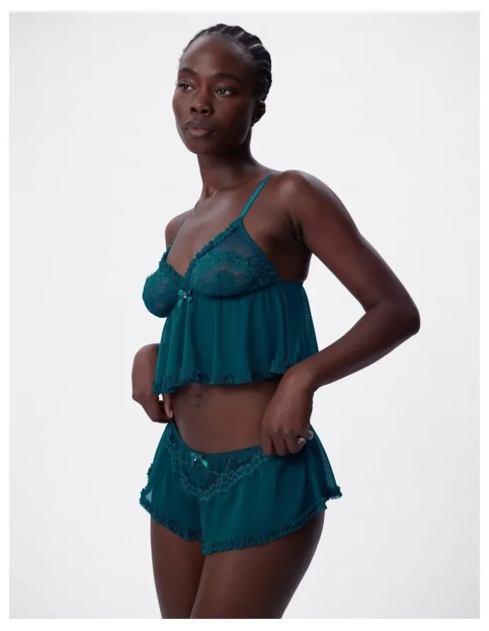 Bras N Things Bras n Things Too Cute cami in teal