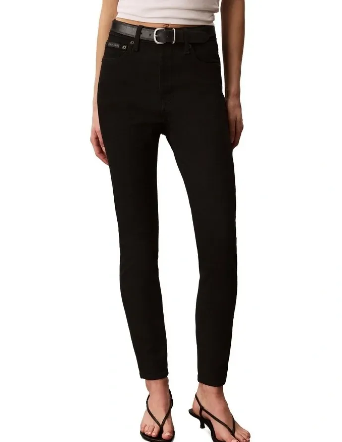 Calvin Klein Jeans High Rise Skinny Jean in Classic Black