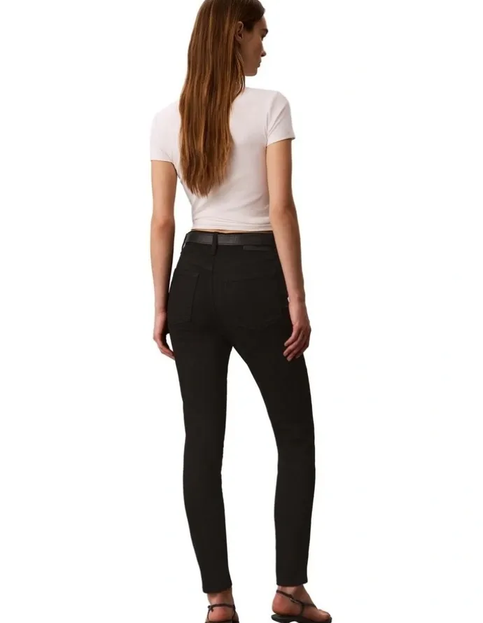 Calvin Klein Jeans High Rise Skinny Jean in Classic Black