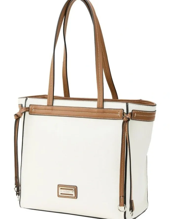 Cellini Sport Brooke Tote Bag in White/Brown