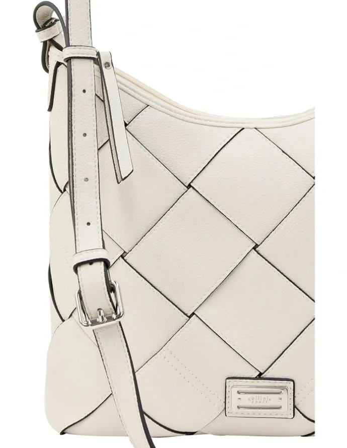 Cellini Sport Hallie Crossbody Bag in Cream