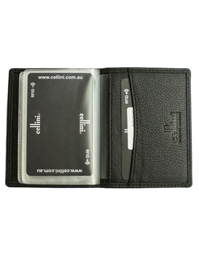 Cellini Sport Tuscany Card Holder in Black