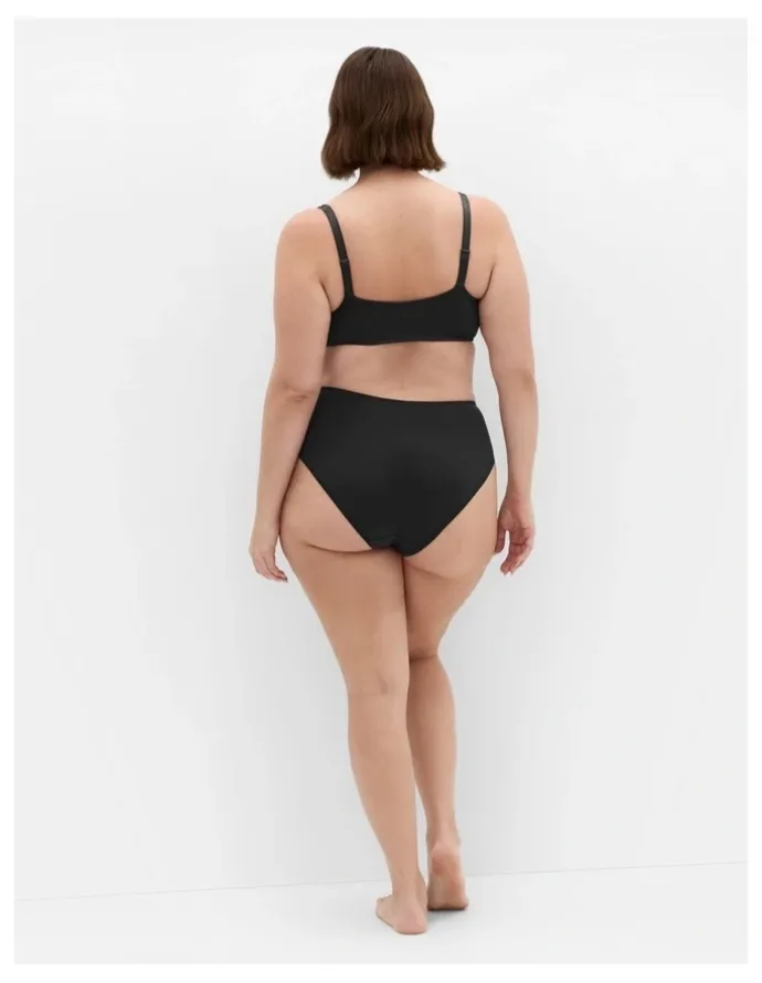 City Chic Plus Size Smooth & Chic 3 Pack Micro Shorty in black