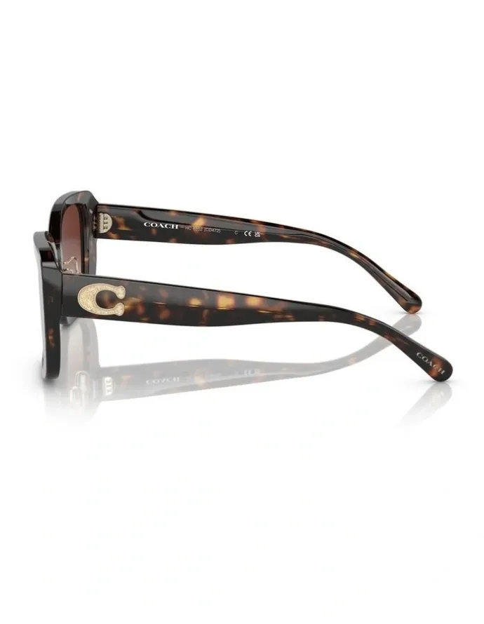 Coach CD472 Sunglasses in Dark Tortoise